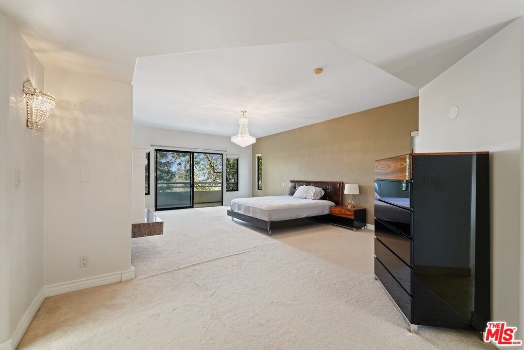 Bedroom, Chandelier, Interior