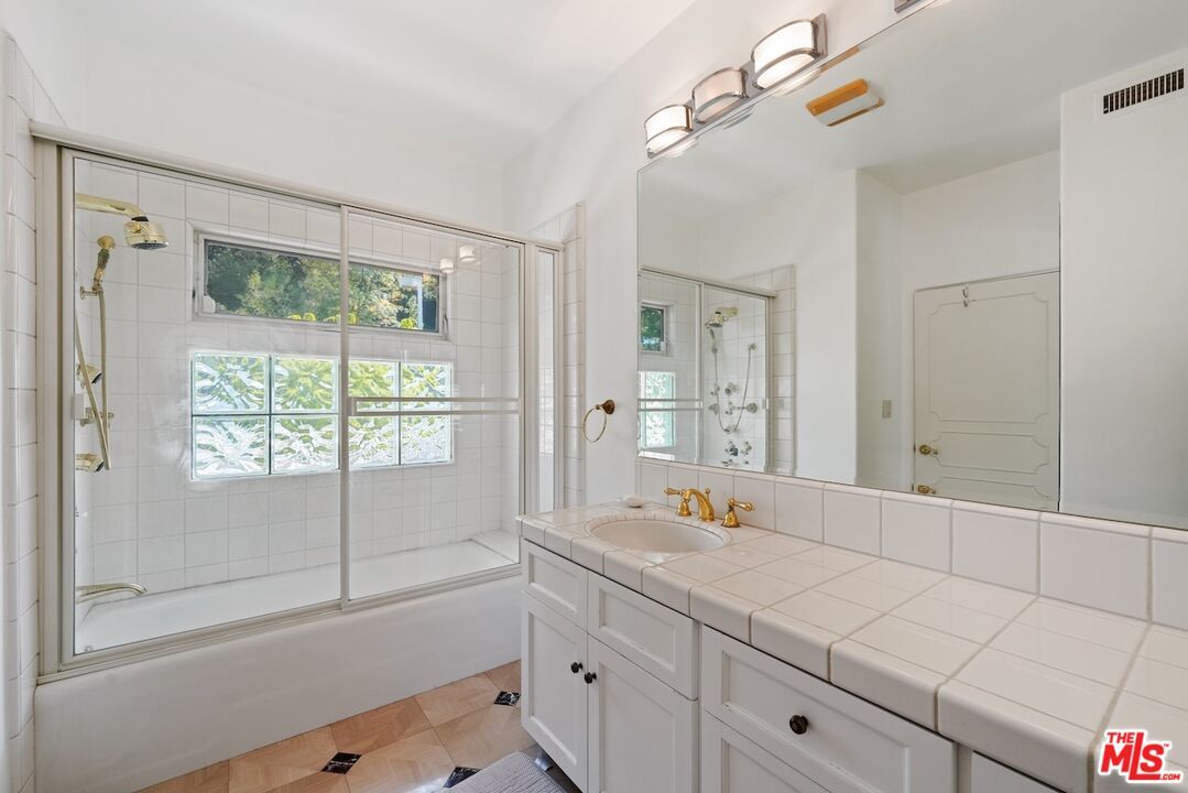 Bathroom, Glass Shower, Interior, Tile Countertops