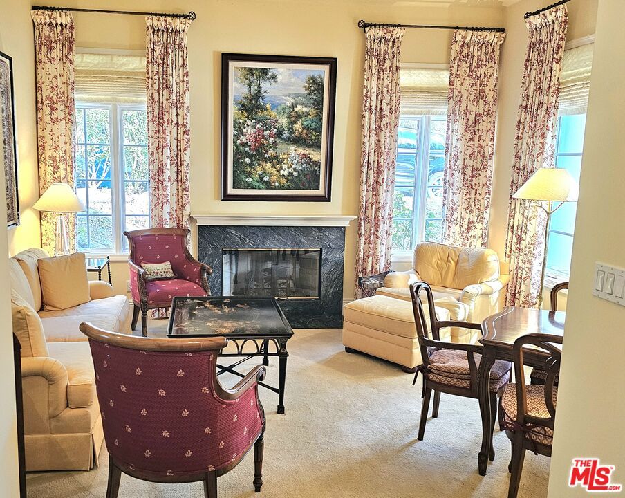 Dining room, Fireplace, Interior, Living room