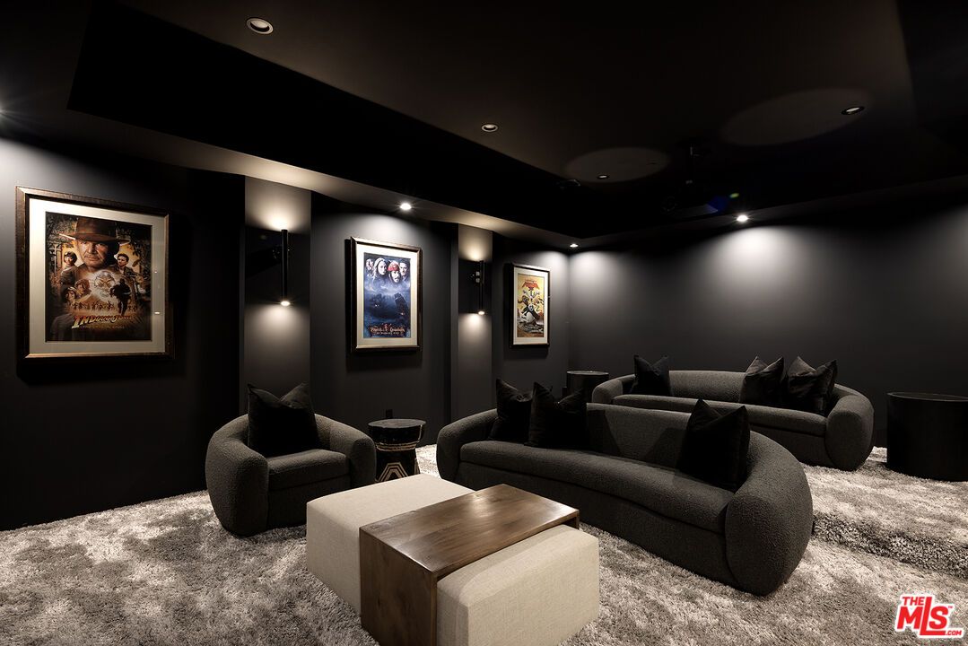 Interior, Recessed Lighting, Theatre Room