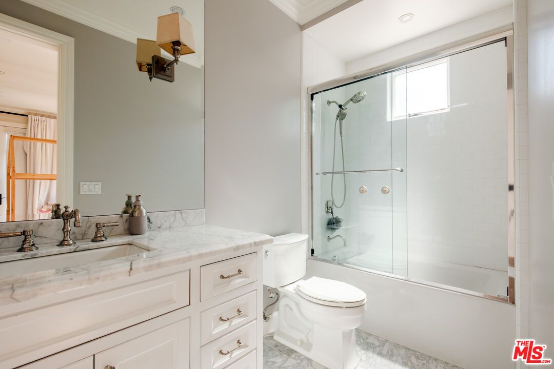 Bathroom, Glass Shower, Interior, Marble, Recessed Lighting