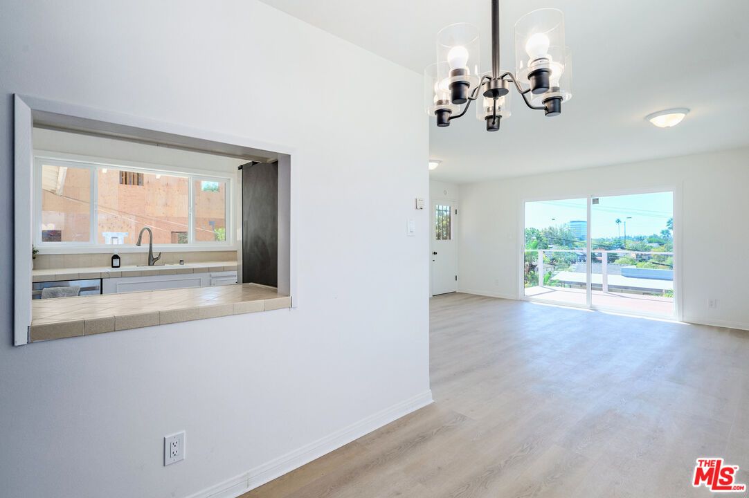 Bathroom, Chandelier, Empty room, Interior, Wood Texture Flooring
