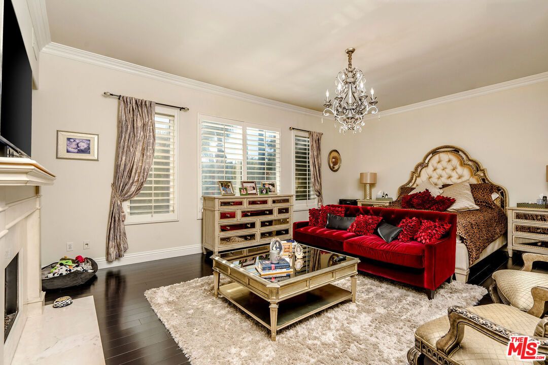 Chandelier, Fireplace, Interior, Living room, Wood Texture Flooring