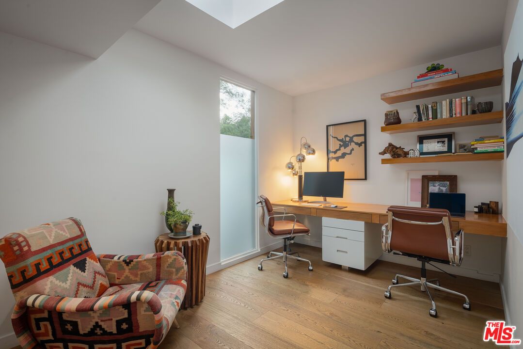 Home Office, Interior, Wood Texture Flooring