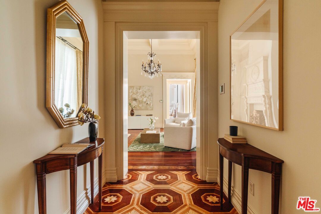 Chandelier, Interior, Wood Texture Flooring