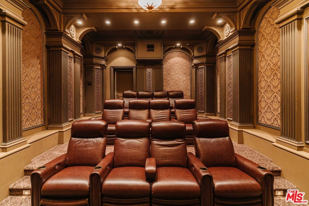 Home Theatre Room, Interior, Recessed Lighting, Theatre Room