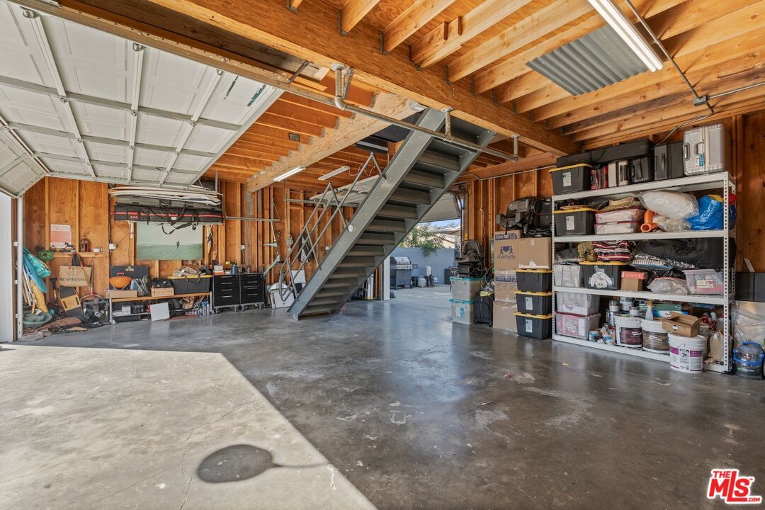 Garage, Interior, Wooden Beams, Wooden Ceilings, Wooden Walls