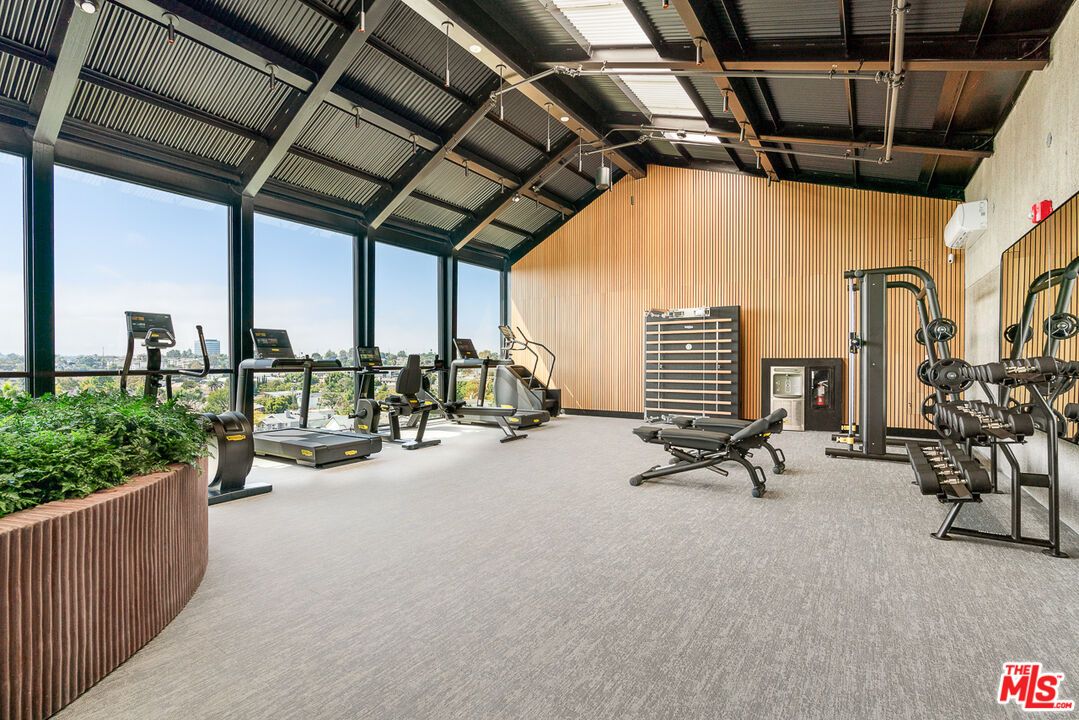 Fitness Equipment, Interior, Wooden Walls