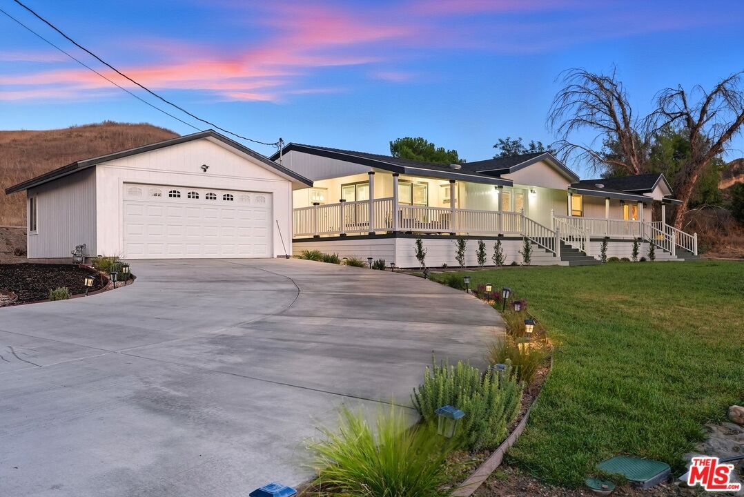 Attached, Backyard, Exterior, Facade, Farmhouse