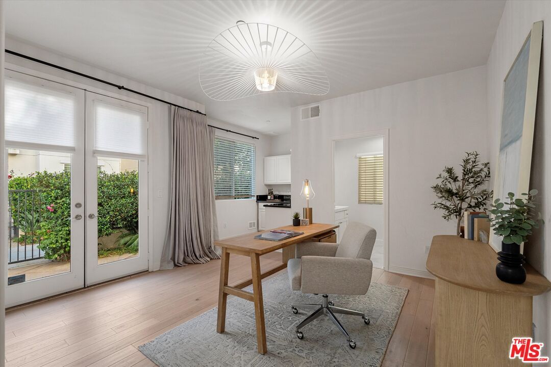 Home Office, Interior, Wood Texture Flooring