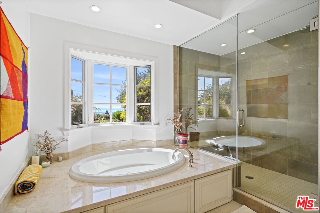 Bathroom, Glass Shower, Interior, Recessed Lighting, Water