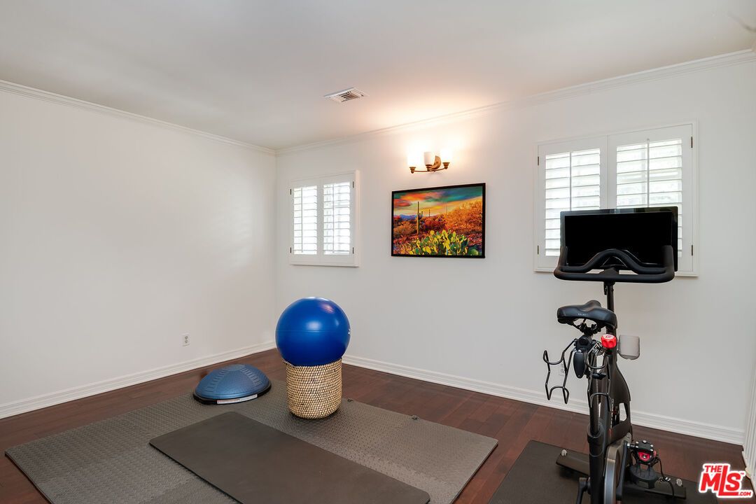 Fitness Equipment, Interior, Wood Texture Flooring