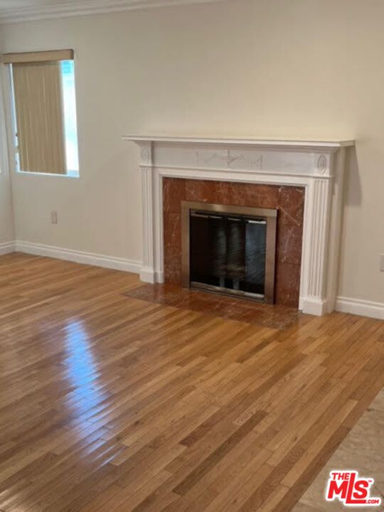 Empty room, Fireplace, Interior, Wood Texture Flooring
