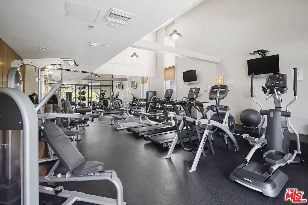 Fitness Equipment, Gym, Interior