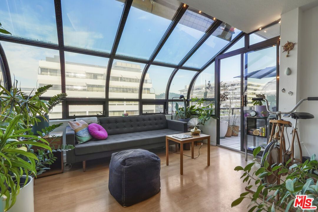 Glass Ceilings, Interior, Sun Room, Wood Texture Flooring