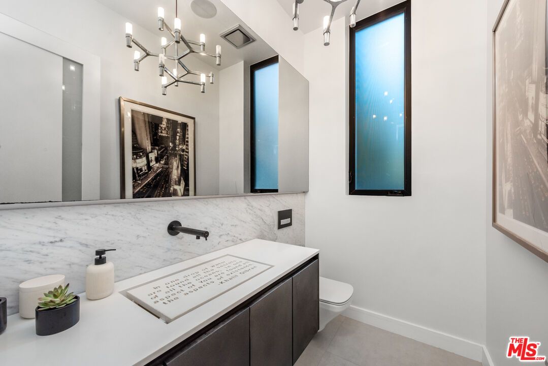 Bathroom, Chandelier, Interior