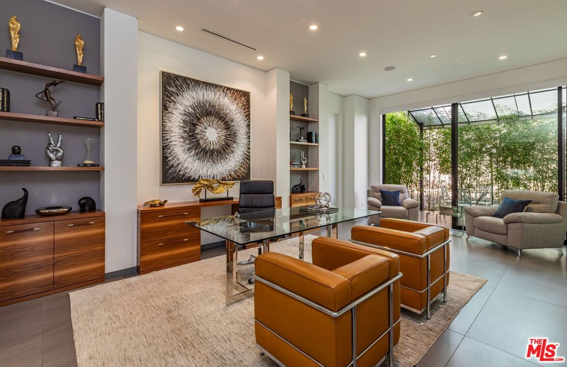 Home Office, Interior, Recessed Lighting