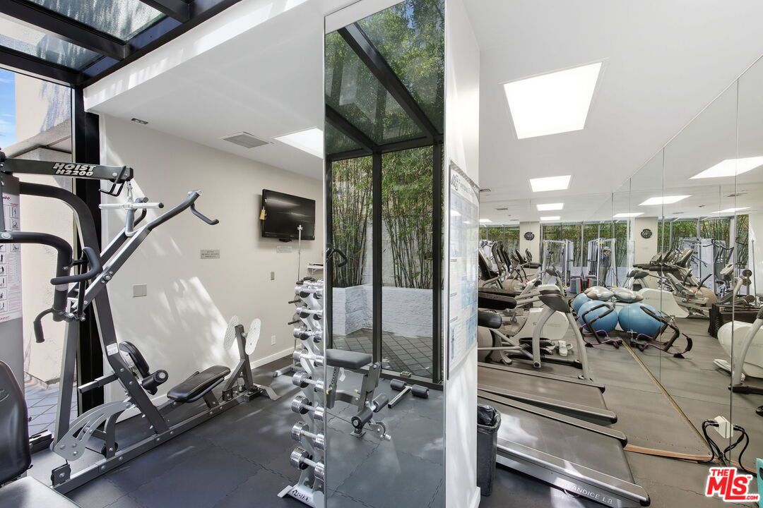 Fitness Equipment, Gym, Interior, Recessed Lighting