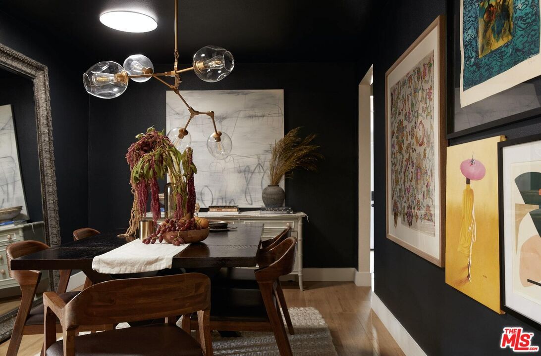 Dining room, Interior, Wood Texture Flooring