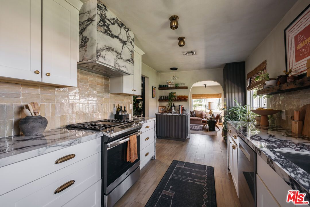 Interior, Kitchen, Living room, Wood Texture Flooring