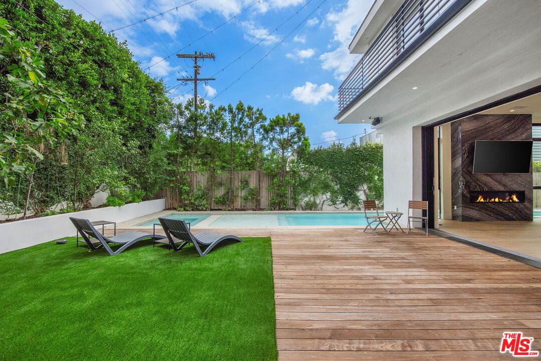 Backyard, Exterior, Fireplace, Pool