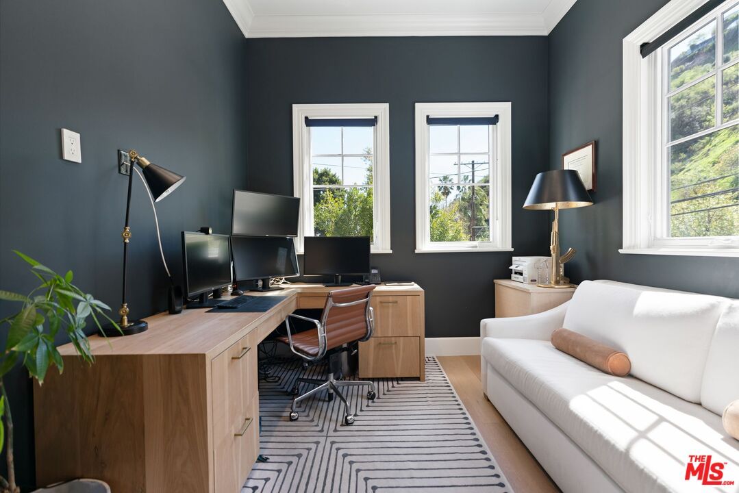 Home Office, Interior, Wood Texture Flooring