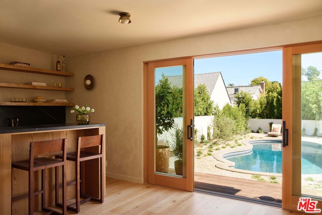 Interior, Pool, Wood Texture Flooring