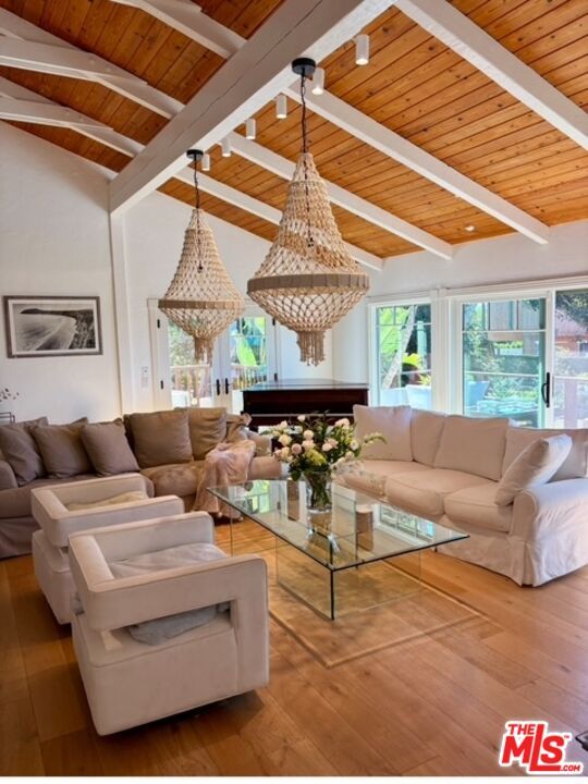 Interior, Living room, Pendant Lights, Wooden Beams, Wooden Ceilings, Wood Texture Flooring