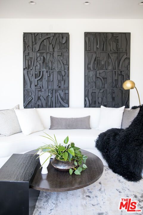 Interior, Living room, Recessed Lighting