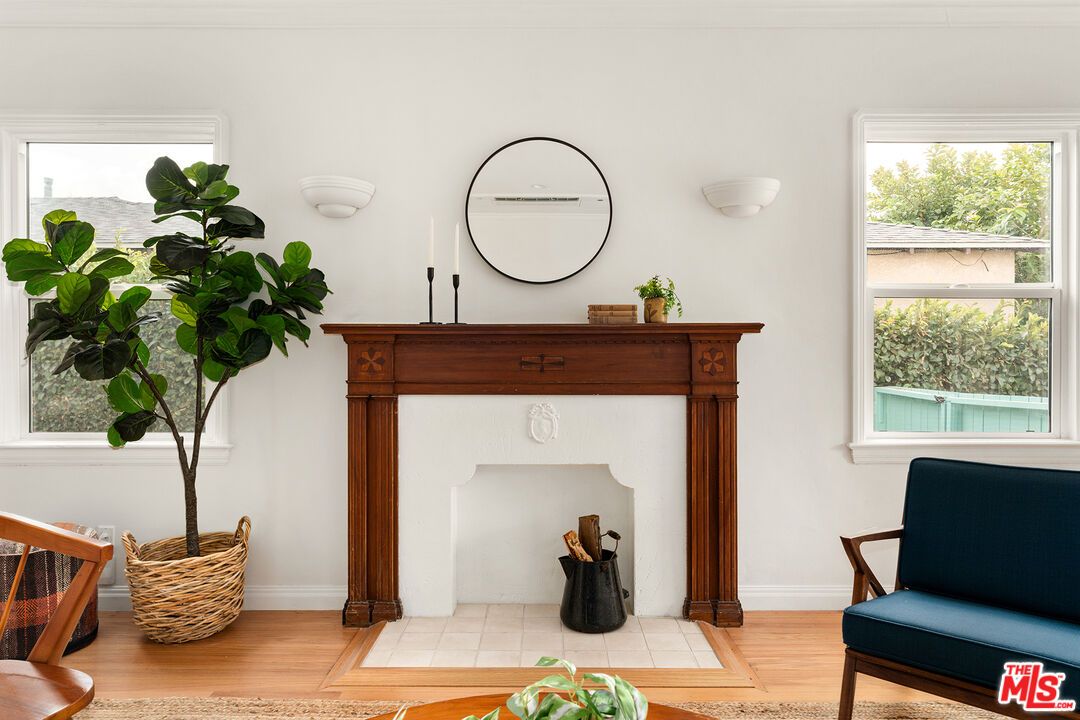 Fireplace, Interior, Wood Texture Flooring