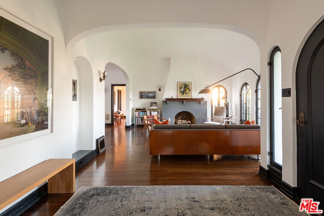 Fireplace, Interior, Living room, Wood Texture Flooring