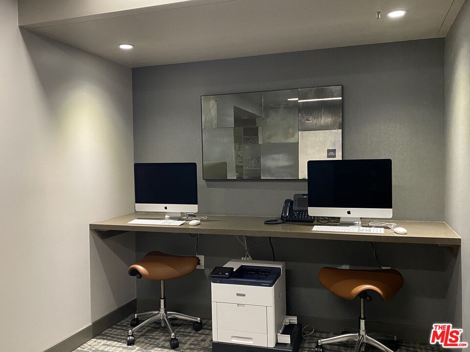 Home Office, Interior, Recessed Lighting