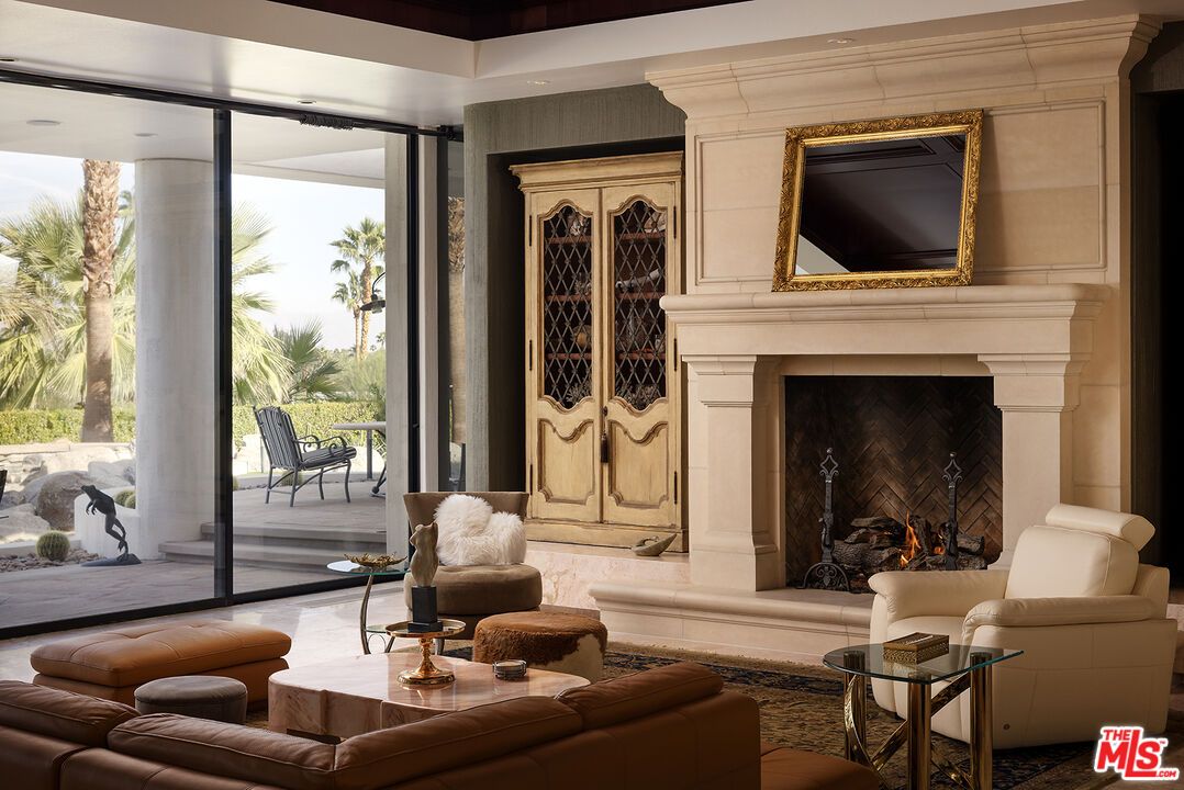 Fireplace, Interior, Living room, Recessed Lighting