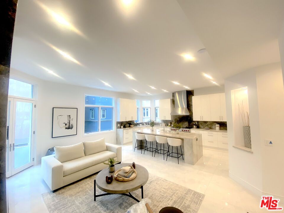 Interior, Kitchen, Living room, Recessed Lighting