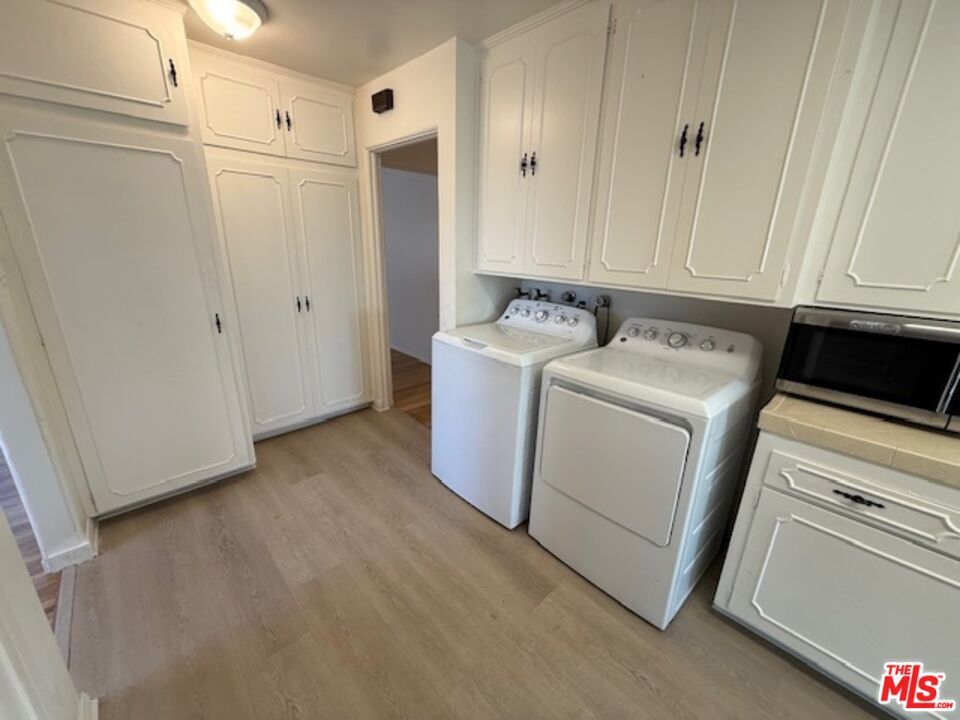Interior, Washer, Wood Texture Flooring