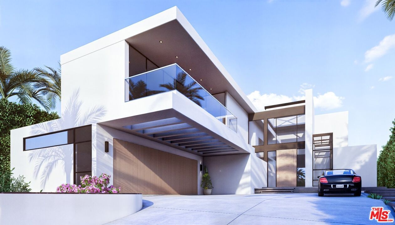 Attached, Exterior, Facade, Modern