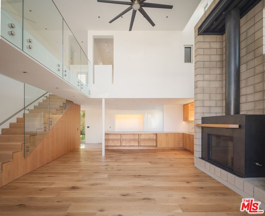 Fireplace, Interior, Wood Texture Flooring