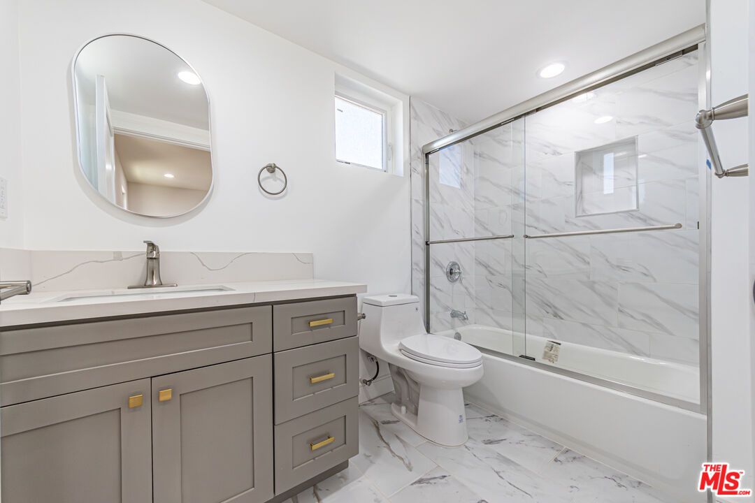 Bathroom, Glass Shower, Interior, Marble, Marble Walls, Recessed Lighting