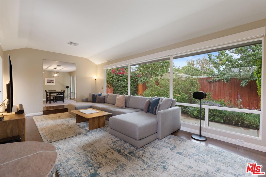 Dining room, Interior, Living room, Pendant Lights, Wood Texture Flooring