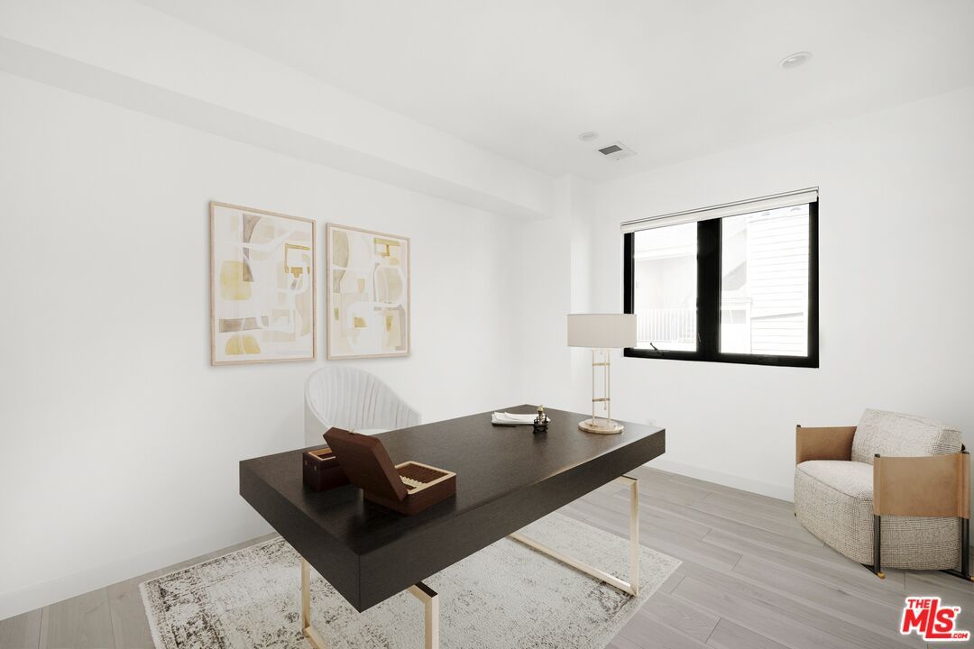 Home Office, Interior, Wood Texture Flooring