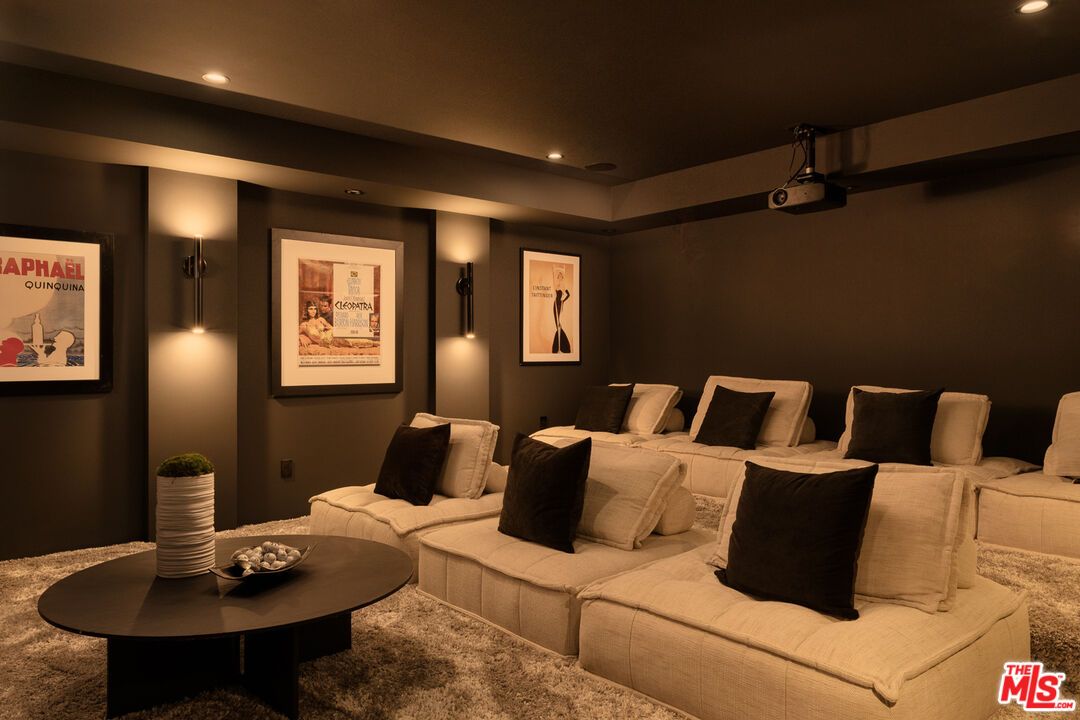 Home Theatre Room, Interior, Projection Screen, Recessed Lighting, Theatre Room