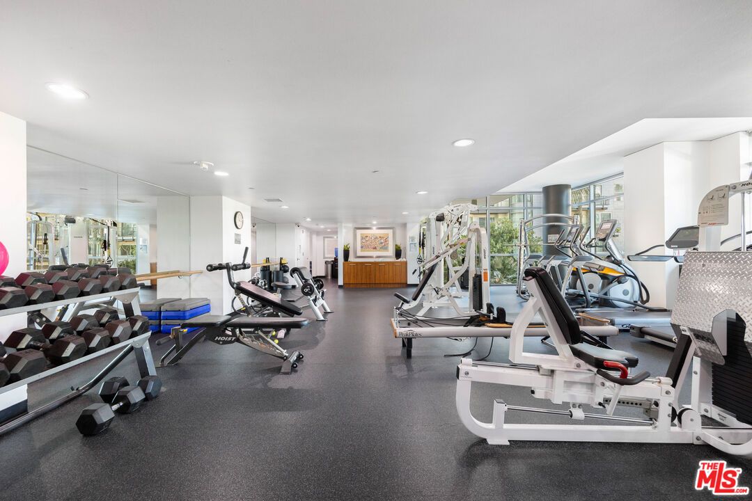 Fitness Equipment, Gym, Interior, Recessed Lighting