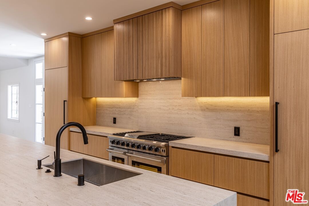 Interior, Kitchen, Recessed Lighting, Stainless Steel Appliances