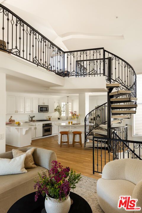 Interior, Kitchen, Living room, Wood Texture Flooring