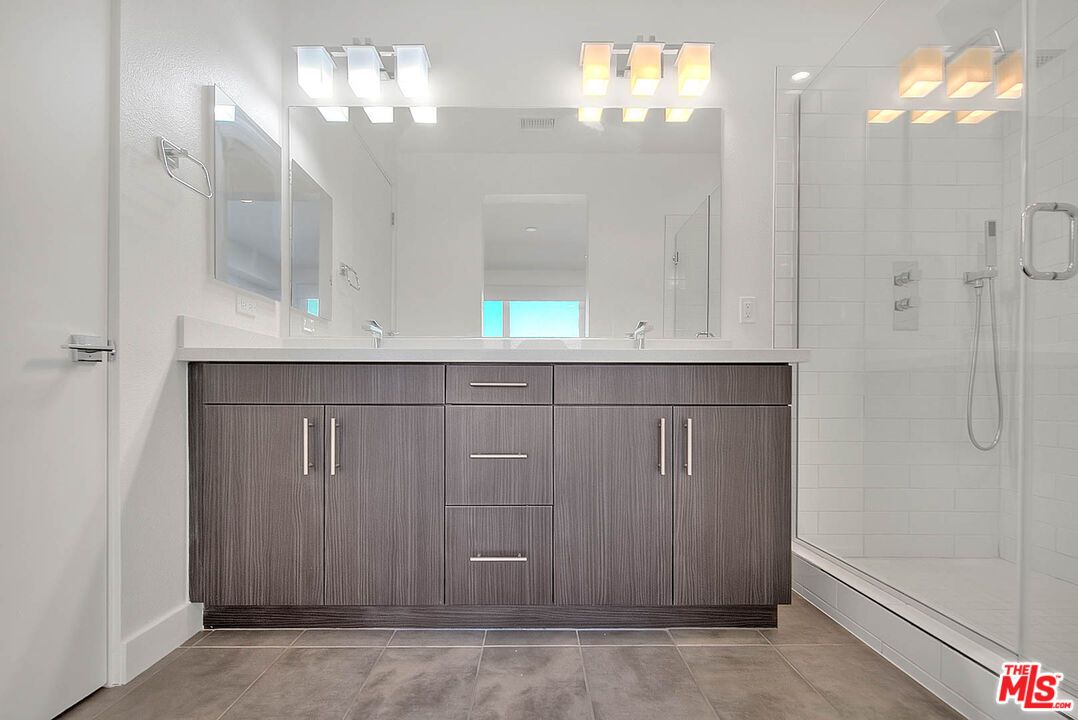 Bathroom, Dual Sink Vanities, Glass Shower, Interior
