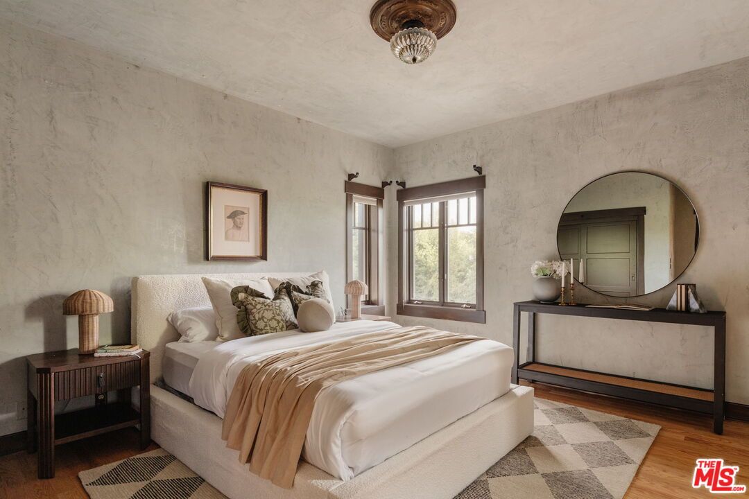 Bedroom, Interior, Wood Texture Flooring