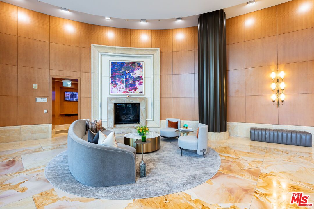 Fireplace, Interior, Living room, Recessed Lighting, Wooden Walls