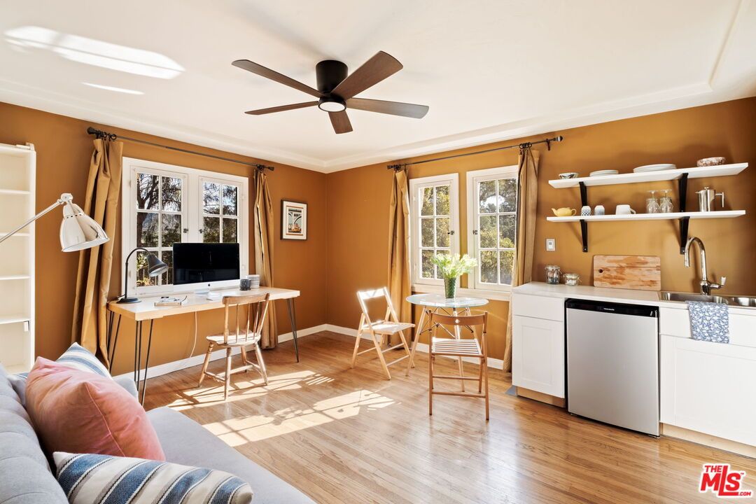Home Office, Interior, Wood Texture Flooring