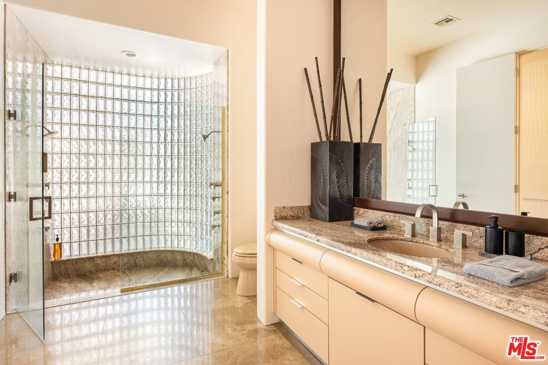 Bathroom, Dual Sink Vanities, Glass Shower, Interior