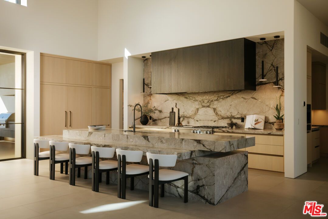 Interior, Kitchen, Marble Walls
